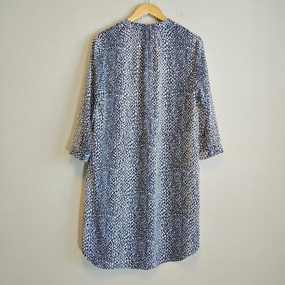 Diane Von Furstenberg Freya Silk Blend Dress Sz 10 - Picture 11 of 16